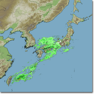 JMA radar product