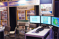 Our booth at the AMS show