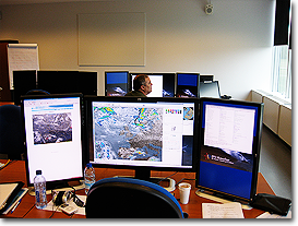 Wallops launch control room