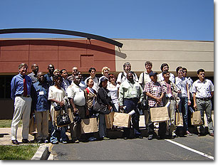 Hyrdology students at MeteoStar